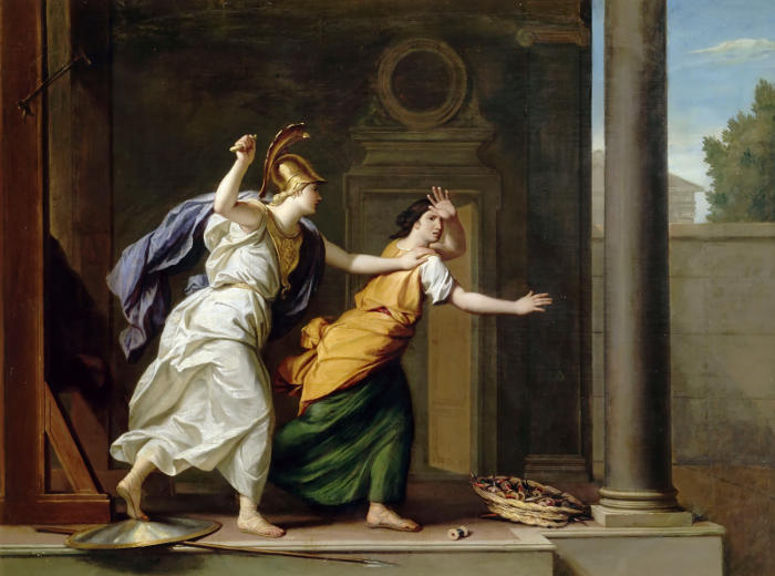 René-Antoine HOUASSE, “Minerve et Tirésias”