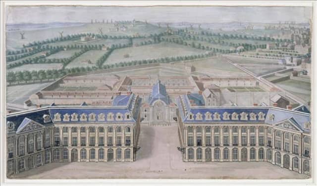 2番目のカプシーヌ修道院、パリにあるヴァンドーム広場、１７０５年