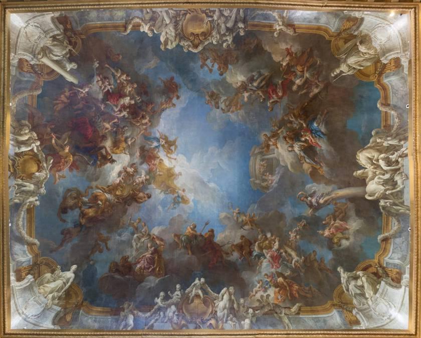 François Lemoyne, « The Apotheosis of Hercules », Salon d'Hercule (Hercules Room) of the Palace of Versailles François Lemoyne, « The Apotheosis of Hercules », Salon d'Hercule (Hercules Room) of the Palace of Versailles