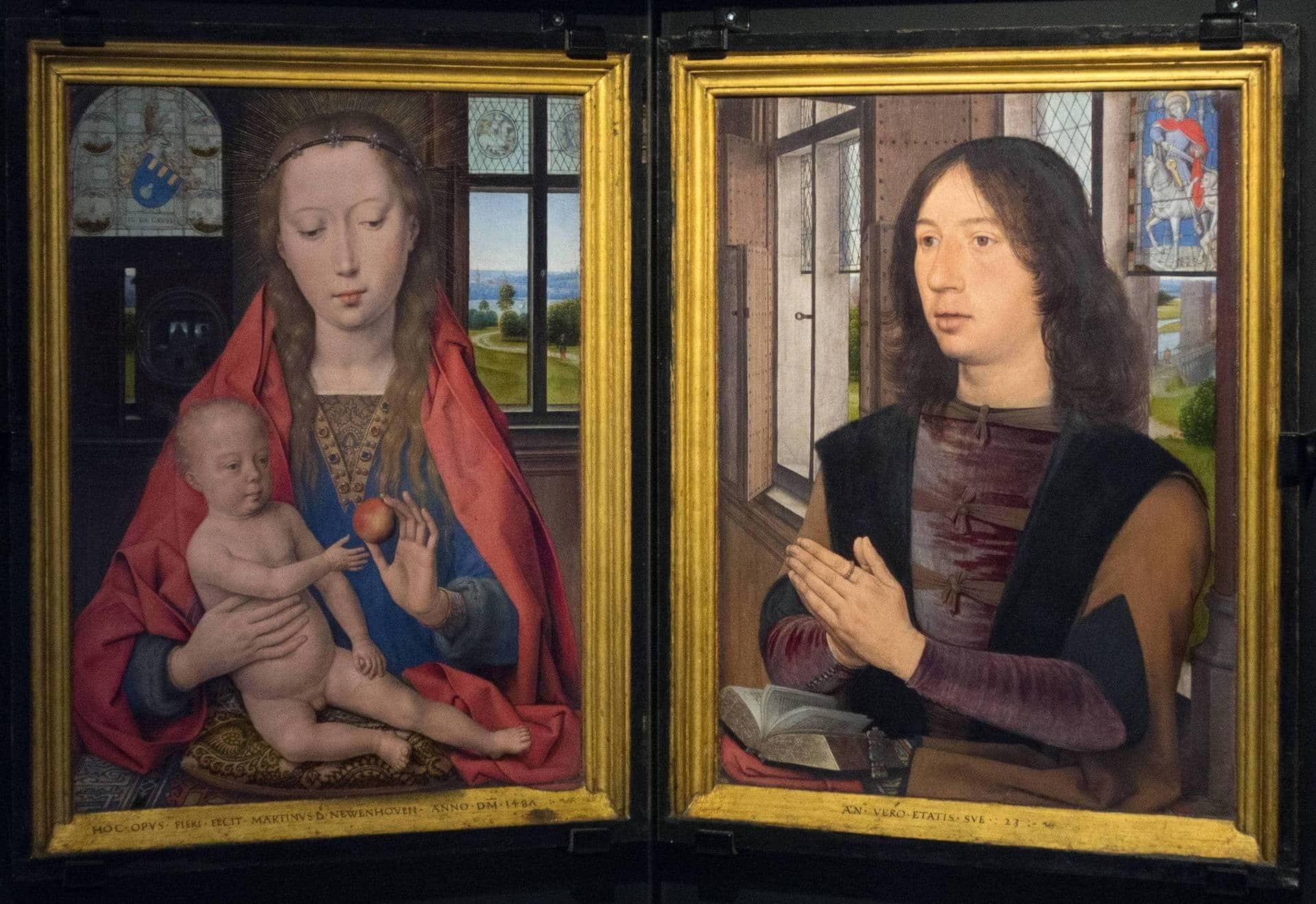 “Diptych of Maarten van Nieuwenhove”, Hans Memling Museum, Old St. John's Hospital of Bruges (Brugge)