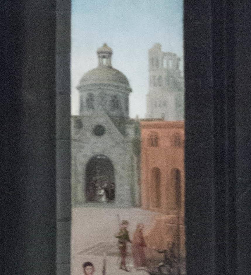 Hans MEMLING, “Triptyque de Jean-Baptiste et de Jean l'Évangéliste”, détail du panneau central, “baptème de Craton”, Musée Hans Memling, Hôpital Saint-Jean, Bruges (Brugge) Hans MEMLING, “Triptyque de Jean-Baptiste et de Jean l'Évangéliste”, détail du panneau central, “baptème de Craton”, Musée Hans Memling, Hôpital Saint-Jean, Bruges (Brugge)