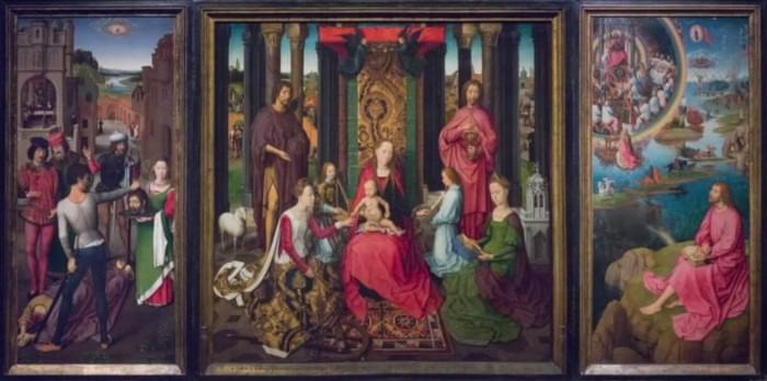 Triptyque de Jean le Baptiste et de Jean l'Évangéliste
