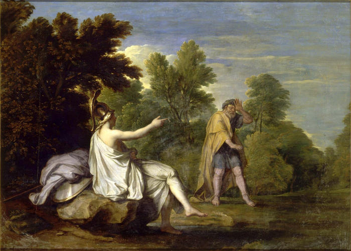 René-Antoine HOUASSE, “Minerve et Tirésias”